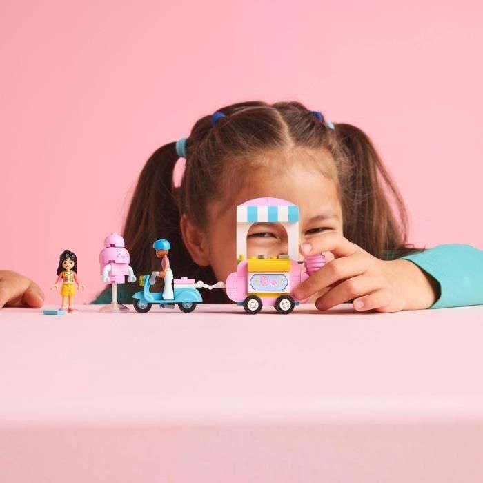 Juego de construccion puesto de algodón de azúcar y moto lego friends 4 Juego de construccion puesto de algodón de azúcar y moto lego friends 4