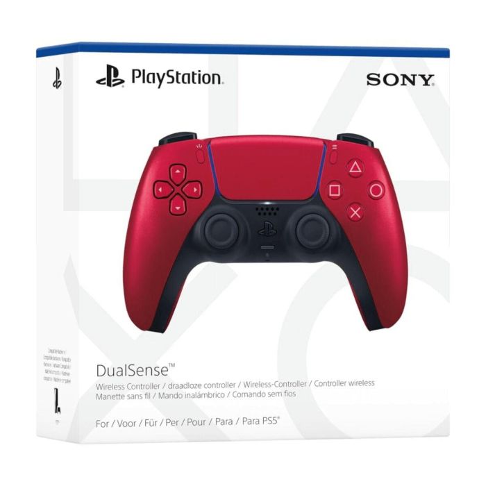 Mando PS5 DualSense Sony Deep Earth - Volcanic Red Rojo 5