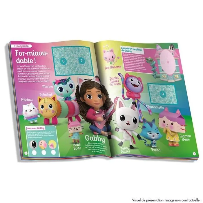 Panini Álbum Gabby y la casa mágica para coleccionar 192 pegatinas 1
