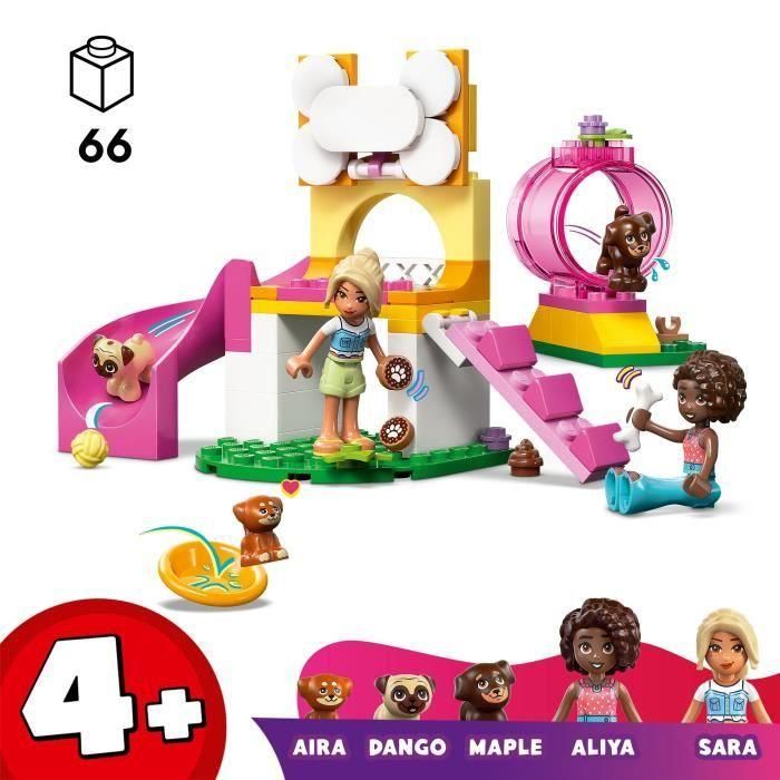 LEGO 42665 Parque de Aventuras para Cachorros Friends con Aliya, Sara, 3 Perros para +4 años 1 LEGO 42665 Parque de Aventuras para Cachorros Friends con Aliya, Sara, 3 Perros para +4 años 1