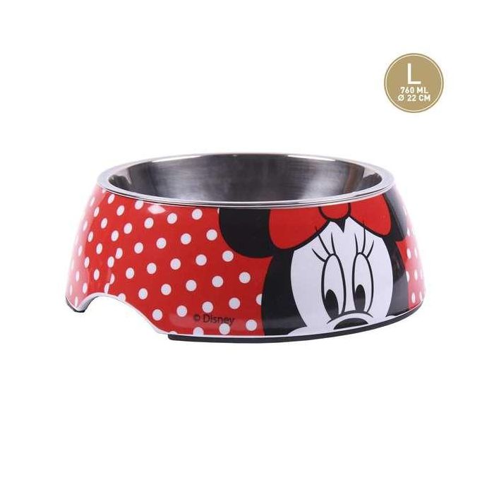 Cerdá T4L:L Comedero Grande para Perro de Disney Minnie Mouse, Talla L, Diseño Multicolor, Recipiente para Comida de Mascotas 1