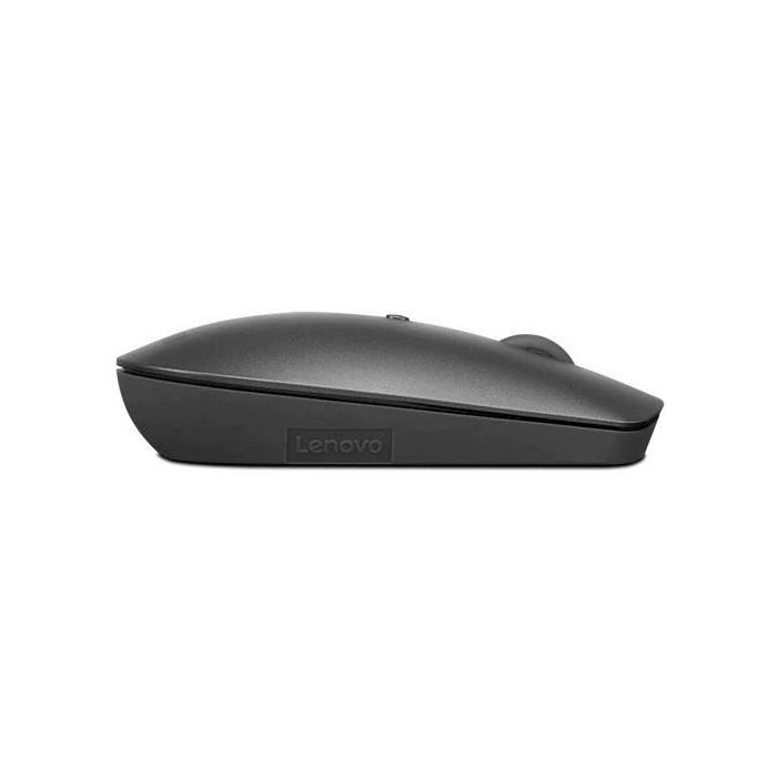 Lenovo ThinkBook Ratón Inalámbrico Bluetooth Láser 2400 DPI Ambidextro para Oficina, 3 Botones, Rueda, Gris, hasta 12 meses de batería Lenovo ThinkBook Ratón Inalámbrico Bluetooth Láser 2400 DPI Ambidextro para Oficina, 3 Botones, Rueda, Gris, hasta 12 meses de batería