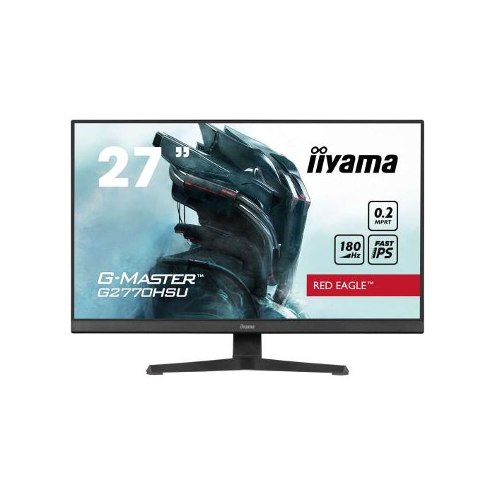 Iiyama G-MASTER G2770HSU-B6 Monitor Gaming 27" Full HD IPS 180Hz Flicker Free, Low Blue Light, VESA Adaptive Sync, Altavoces Incorporados Iiyama G-MASTER G2770HSU-B6 Monitor Gaming 27" Full HD IPS 180Hz Flicker Free, Low Blue Light, VESA Adaptive Sync, Altavoces Incorporados