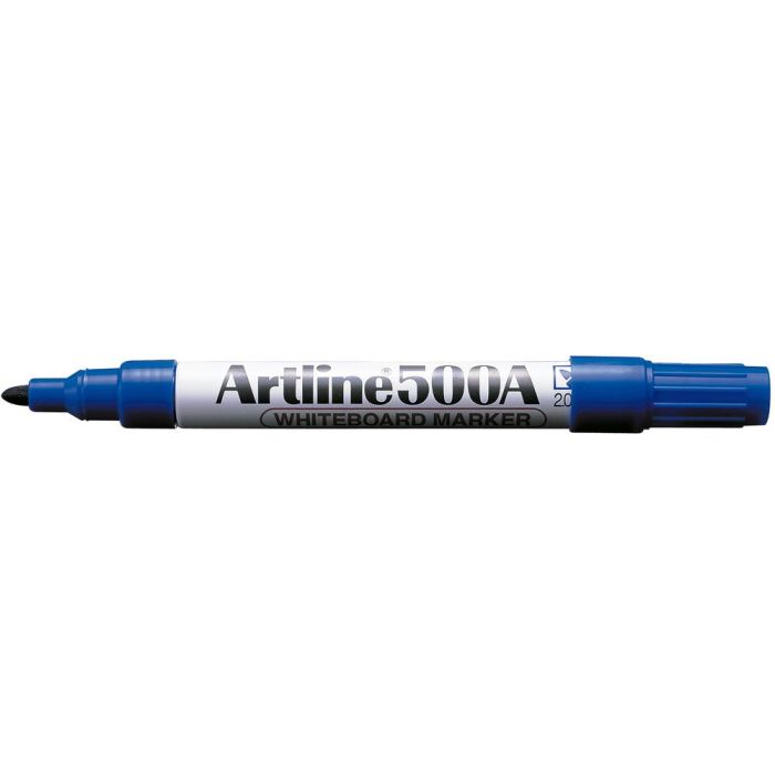 Rotulador Artline Pizarra Ek-500 Azul Punta Redonda 2 mm Recargable 12 unidades 1