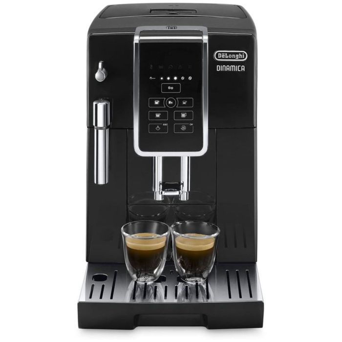 Delonghi ECAM 350.15.B Cafetera Espresso Automática Dinamica 4 Recetas Pantalla Táctil Contenedor 300gr Negro