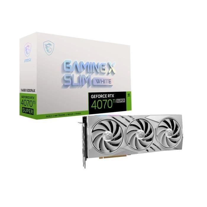 MSI - Tarjeta gráfica - NVIDIA GeForce RTX 4070 Ti SUPER 16G GAMING 0 MSI - Tarjeta gráfica - NVIDIA GeForce RTX 4070 Ti SUPER 16G GAMING 0