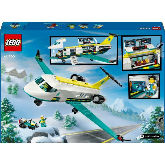 LEGO 60465 Ambulancia de Rescate Aéreo, Set de Construcción LEGO City para Niños de 6 Años en Adelante 6