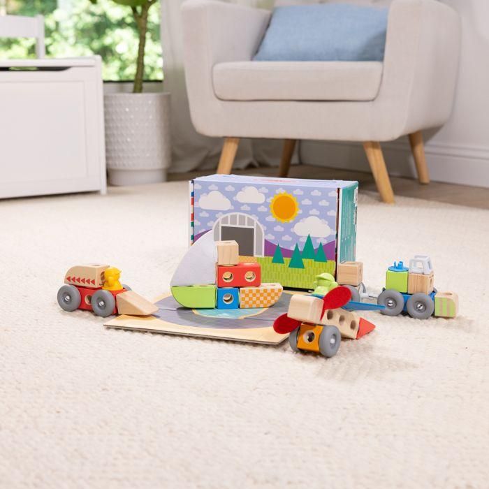 Melissa y Doug AAAVK75291 - Vehículos de 54 piezas 2 Melissa y Doug AAAVK75291 - Vehículos de 54 piezas 2