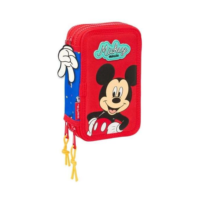 Plumier Triple Mickey Mouse Clubhouse Good day Azul 12,5 x 19,5 x 5,5 cm 37 Piezas 0 Plumier Triple Mickey Mouse Clubhouse Good day Azul 12,5 x 19,5 x 5,5 cm 37 Piezas 0