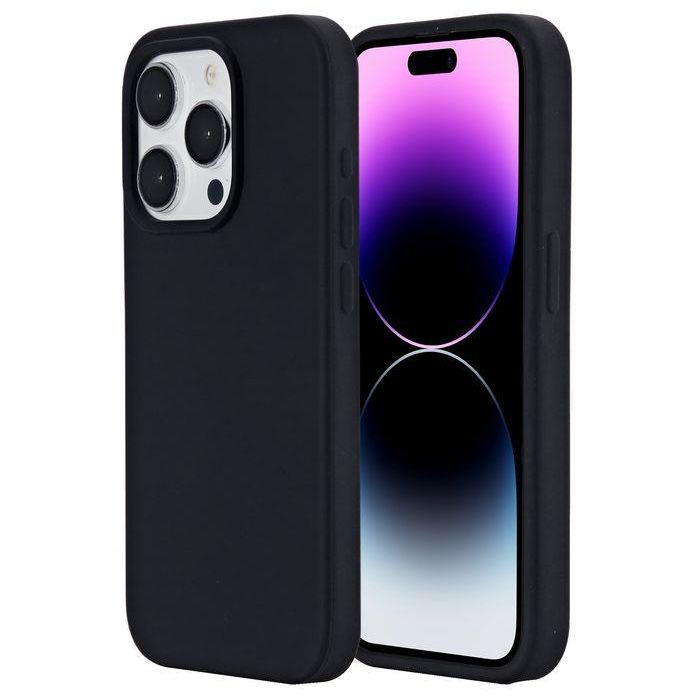 eSTUFF Funda Magnética Silicona INFINITE ROME para iPhone 15 Pro, Negra - 81% Material Reciclado 6 eSTUFF Funda Magnética Silicona INFINITE ROME para iPhone 15 Pro, Negra - 81% Material Reciclado 6