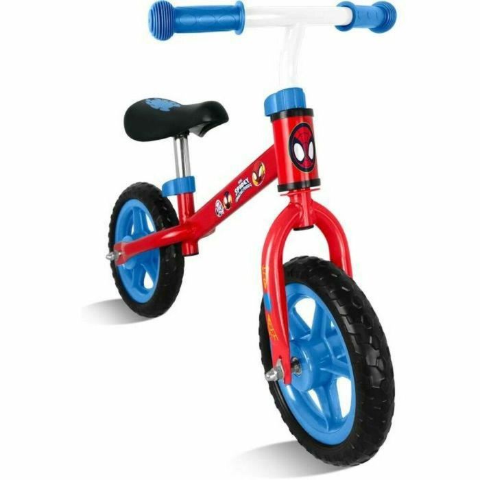 Stamp Bicicleta sin pedales 10 pulgadas Spidey - Ruedas EVA Antipinchazos, Sillín de Espuma y Manillar Ajustable para Aprender Equilibrio Niños Stamp Bicicleta sin pedales 10 pulgadas Spidey - Ruedas EVA Antipinchazos, Sillín de Espuma y Manillar Ajustable para Aprender Equilibrio Niños