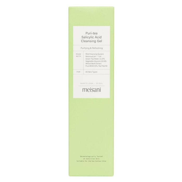 Meisani Puri-Tea Gel Limpiador con Ácido Salicílico 0.5% para Pieles con Acné y Sensibles 150 ml 1