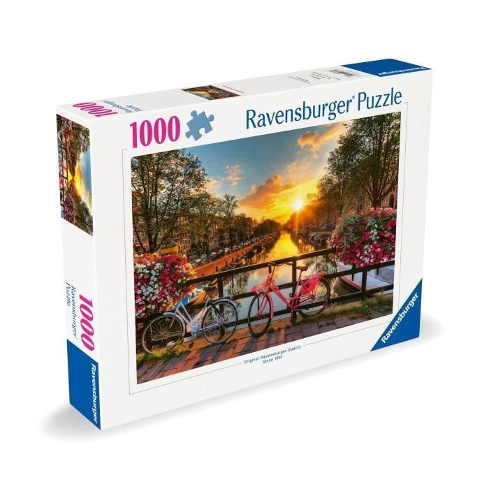 Ravensburger 12000662 Puzzle 1000 Piezas Bicicletas en Ámsterdam, para Adultos y Niños +14 años, Alta Calidad 4