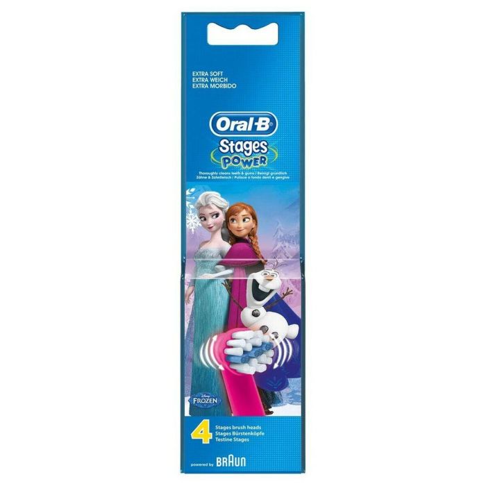 Oral-B Cepillo de Dientes Eléctrico Infantil Stages Power La Reina de Hielo (Frozen) - Pack de 4 Unidades 3 Oral-B Cepillo de Dientes Eléctrico Infantil Stages Power La Reina de Hielo (Frozen) - Pack de 4 Unidades 3