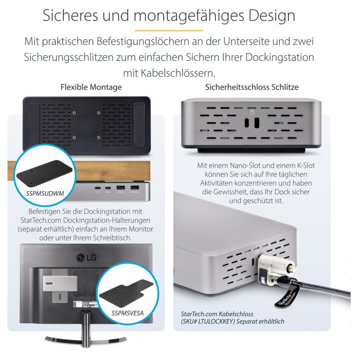 Dockstation Startech 155UE-USB4-DOCK 2