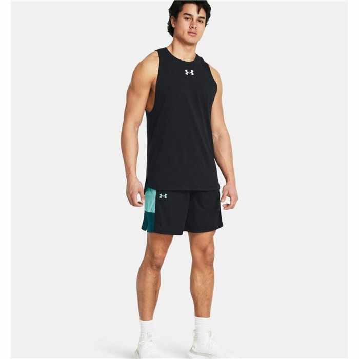 Pantalones Cortos de Baloncesto para Hombre Under Armour Baseline Negro 4 Pantalones Cortos de Baloncesto para Hombre Under Armour Baseline Negro 4