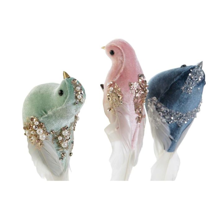 Figura Navidad Fantasia DKD Home Decor Multicolor 7 x 6 x 25 cm (3 Unidades) 3