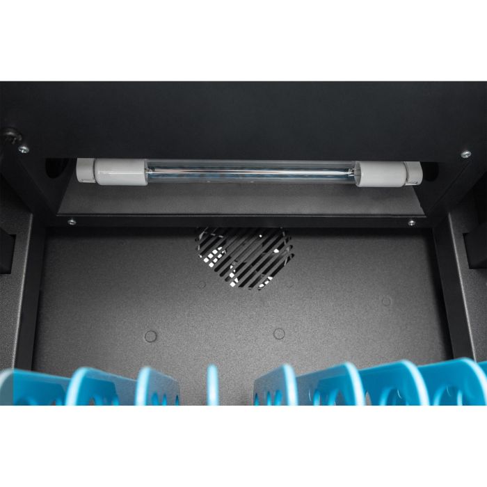Digitus Mobiler Desktop Ladeschrank für 10 Notebooks/Tablets bis 14'' USB-C 20W UVC-Desinfektion Lüfter Schwarz 7 Digitus Mobiler Desktop Ladeschrank für 10 Notebooks/Tablets bis 14'' USB-C 20W UVC-Desinfektion Lüfter Schwarz 7