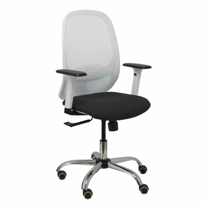 Silla de Oficina Cilanco Piqueras y Crespo 354CRRP Blanco Negro Silla de Oficina Cilanco Piqueras y Crespo 354CRRP Blanco Negro