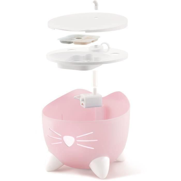 CAT IT Fuente de agua automática para gatos - 2,5 L - Rosa 5 CAT IT Fuente de agua automática para gatos - 2,5 L - Rosa 5