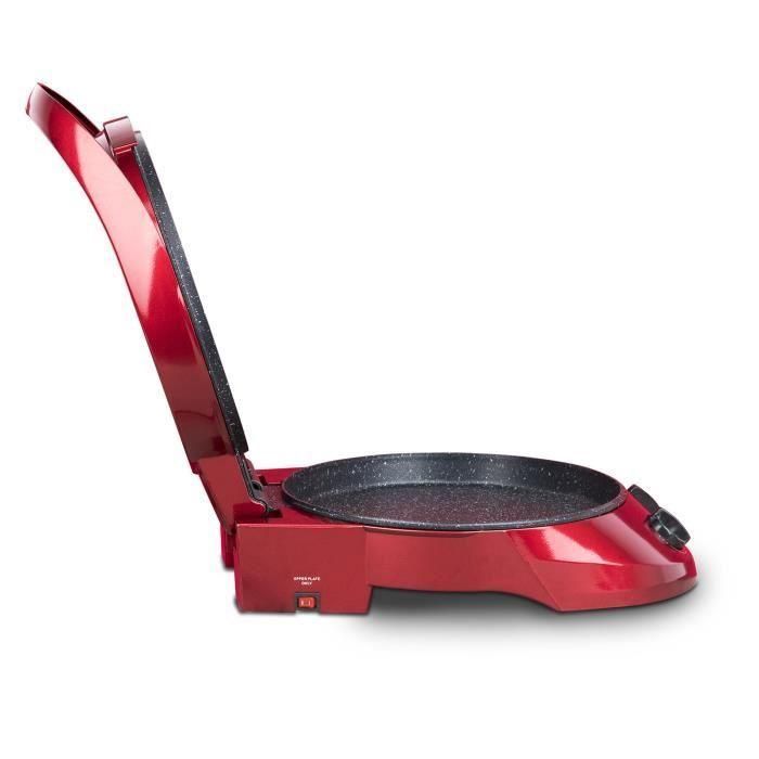 H.Koenig TRT180 Horno Multifunción Tart Express 1800W Ø30cm Piedra Antiadherente Temp. 210°C Temporizador Rojo 5 H.Koenig TRT180 Horno Multifunción Tart Express 1800W Ø30cm Piedra Antiadherente Temp. 210°C Temporizador Rojo 5