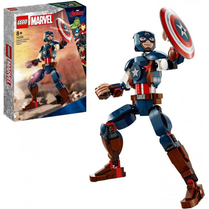 LEGO Capitán América Marvel Super Heroes Figura para Construir 310 Piezas 2 LEGO Capitán América Marvel Super Heroes Figura para Construir 310 Piezas 2