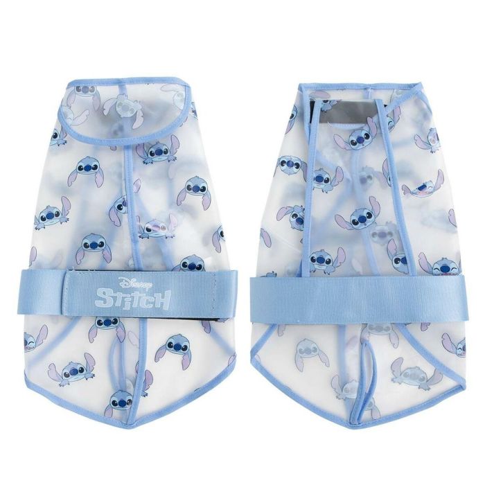 Cerdá Impermeable Ajustable para Perro Stitch Talla XS Azul