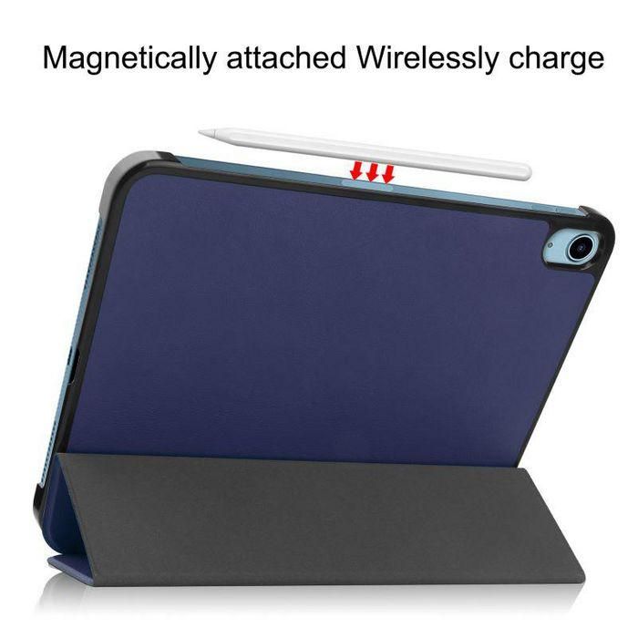 CoreParts For Apple iPad 10th Gen 10.9-inch (2022) Tri-fold Caster Hard Shell Cover with Auto Wake Function - Blue 4 CoreParts For Apple iPad 10th Gen 10.9-inch (2022) Tri-fold Caster Hard Shell Cover with Auto Wake Function - Blue 4