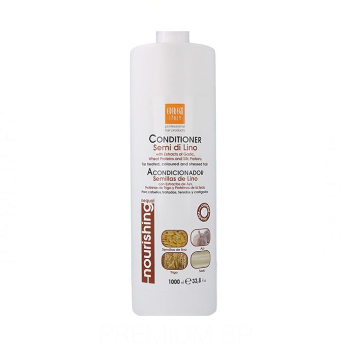 Everego Acondicionador Nourishing Semillas De Lino 1000ML para Cabellos Tratados