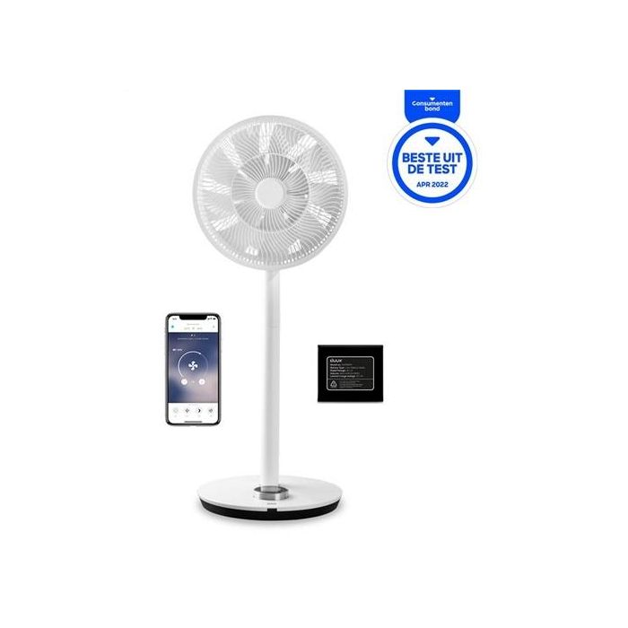 Duux DXCF13 Ventilador de Sobremesa o Pie Silencioso Flex Smart Blanco, Control por App, 26 Velocidades, Portátil 1 Duux DXCF13 Ventilador de Sobremesa o Pie Silencioso Flex Smart Blanco, Control por App, 26 Velocidades, Portátil 1
