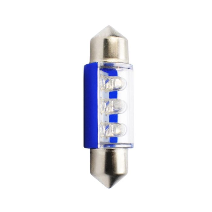 M-Tech Bombillas Led Smd Azul Plafon 36 mm 12 V C5 W 1
