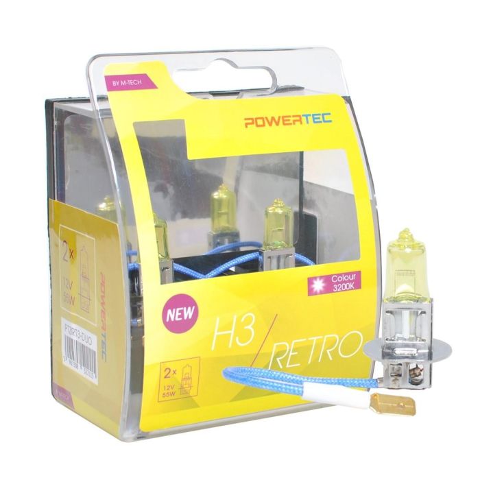 M-Tech Bombillas Halogenas Retro Gold 12 V H3 3200K 0 M-Tech Bombillas Halogenas Retro Gold 12 V H3 3200K 0