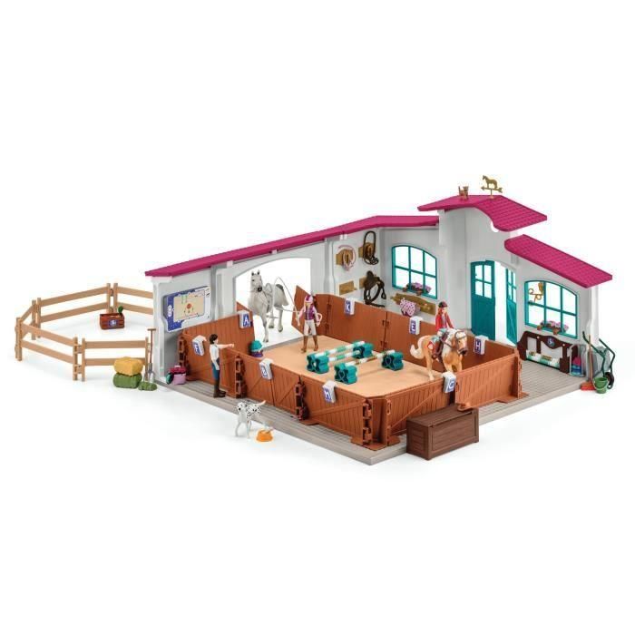 Grand Manege Equestre, Caja de figuras y accesorios, Schleich 42639 Horse Club, Para niños a partir de 5 años 1