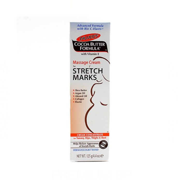 Palmer's Crema de Masaje con Manteca de Cacao para Estrías 125gr - Mejora la Elasticidad de la Piel con Vitamina E