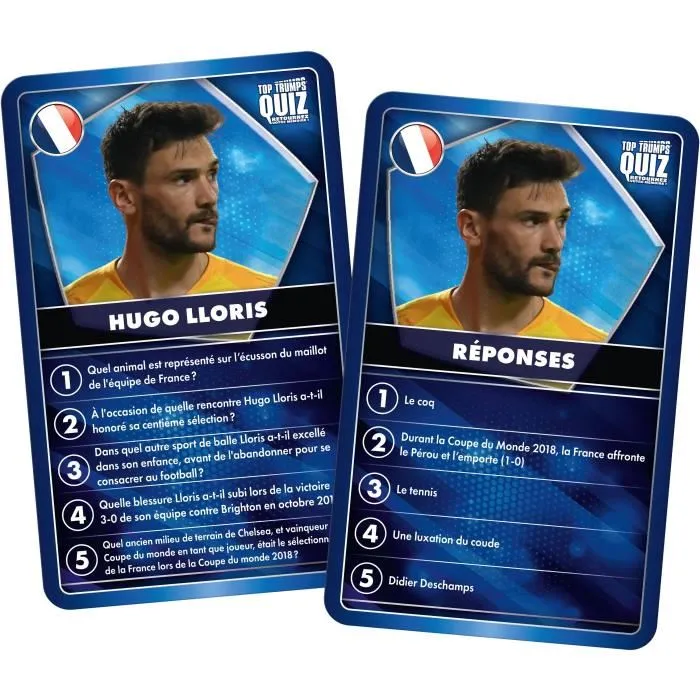 Winning Moves Quiz Cuestionario de Estrellas de Fútbol con 500 Preguntas para Mayores de 10 Años 1