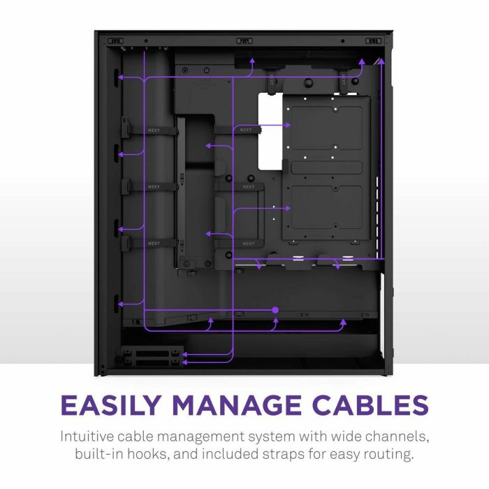Caja Semitorre ATX NZXT H7 Flow Midi Negro 8 Caja Semitorre ATX NZXT H7 Flow Midi Negro 8