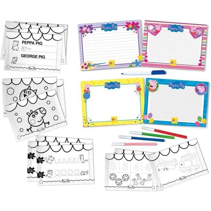 Lisciani AUC8008324092215 Escuela de Dibujo de Peppa Pig - Kit para Aprender a Dibujar 2