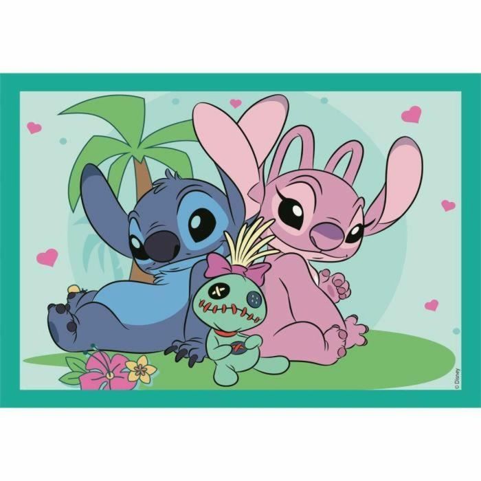 Clementoni CLE8005125217458 Puzzle 4 en 1 Stitch 5 Clementoni CLE8005125217458 Puzzle 4 en 1 Stitch 5