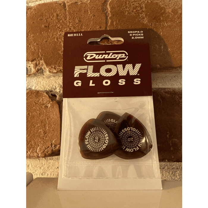 Dunlop Flow Gloss 2 Mm Púas - Pack De 3 Unidades 5