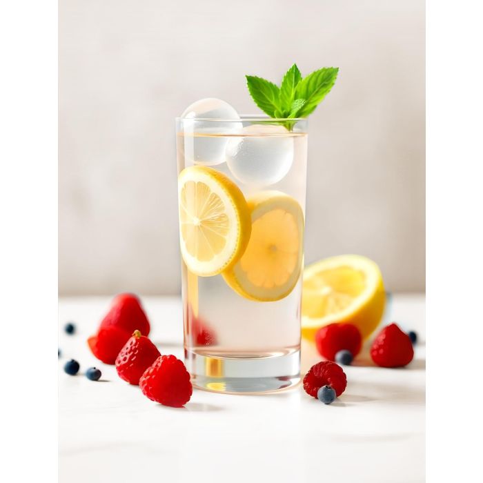 Inde Cubitera Flexible de Silicona Roja para 6 Cubitos de Hielo, 18 x 12.5 x 4.75 cm (24 Unidades)