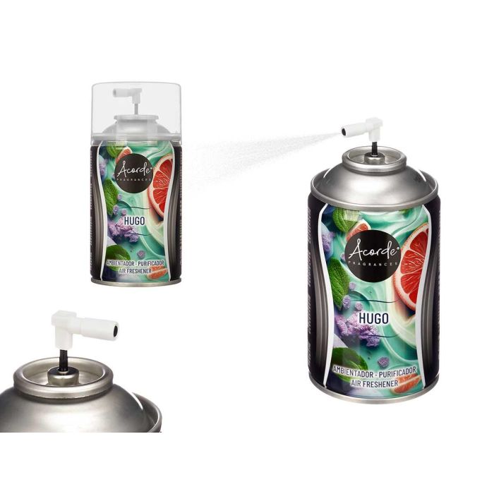 Recambio Ambientador Aerosol Hugo 250 ml - Acorde (6 Unidades) Recambio Ambientador Aerosol Hugo 250 ml - Acorde (6 Unidades)