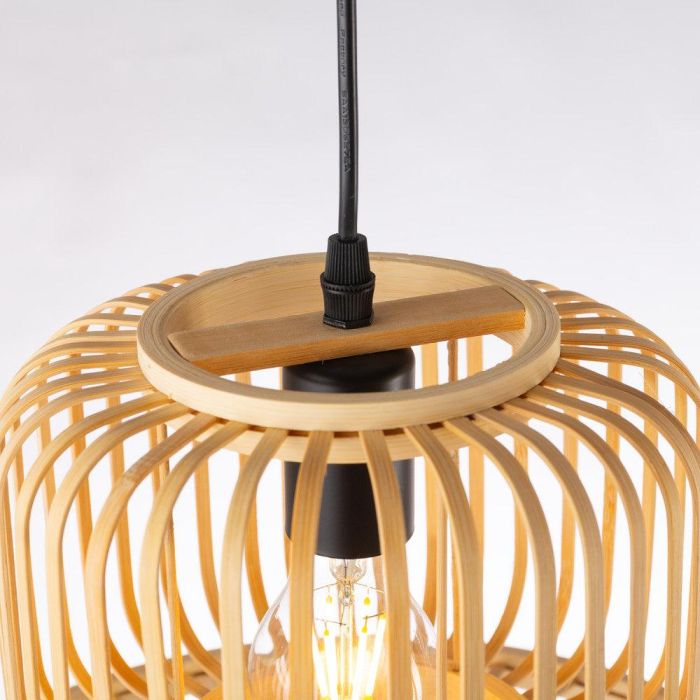 Lámpara Colgante Pinos de Tlemcen SKD-P80115, Ratán Natural de Primera Calidad, Estilo Boho-Chic con Casquillo E27 para Ambientes Cálidos 3