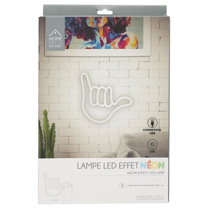 Deco Neón Led Usb "Mano" Home Deco Factory 2