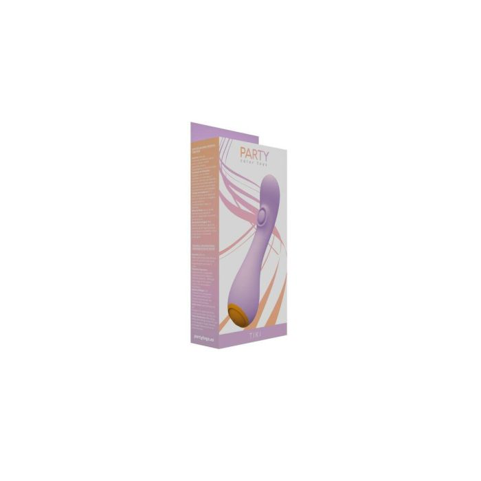 Vibrador Punto G Party Color Toys TIKI Lila 1 Vibrador Punto G Party Color Toys TIKI Lila 1