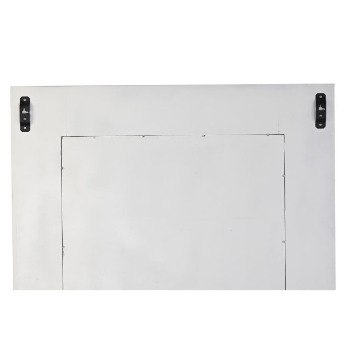 DKD Home Decor Espejo Moderno Blanco de Madera de Mango Diseño Rombo 154x94x4 cm 3