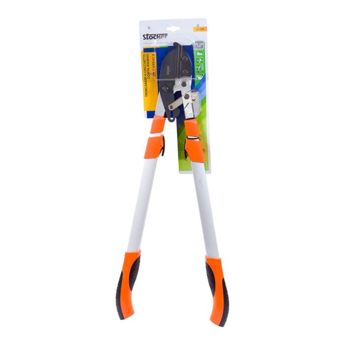 Stocker Cortarramas de carraca telescópico, longitud 75-100 cm 1