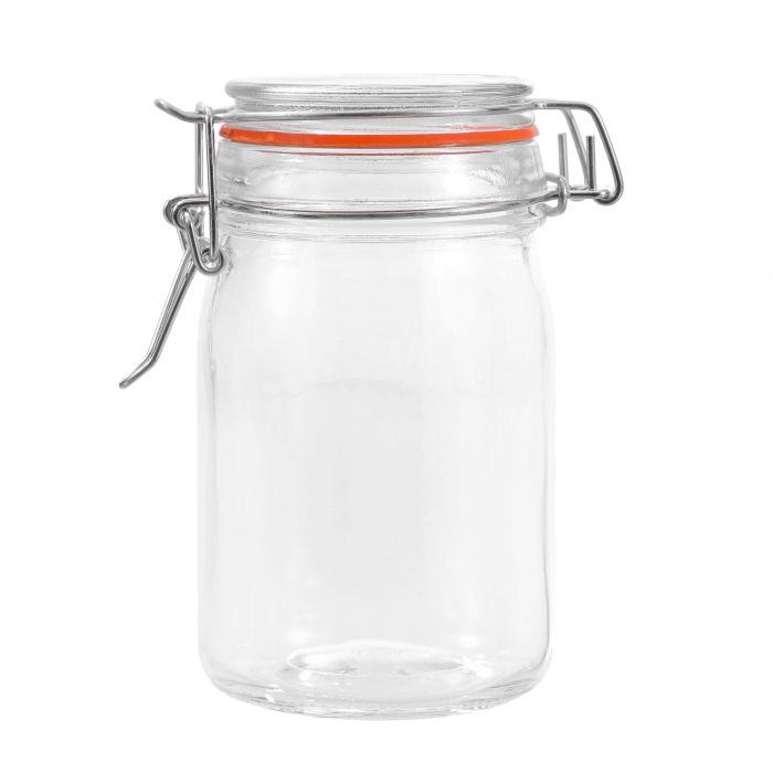 Tarro Hermético de Vidrio con Cierre Clip 250 ml - La Mediterranea (36 Unidades) 12 Tarro Hermético de Vidrio con Cierre Clip 250 ml - La Mediterranea (36 Unidades) 12