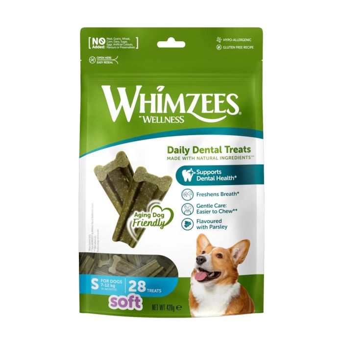 Whimzees Soft Value Bags S 28Pc