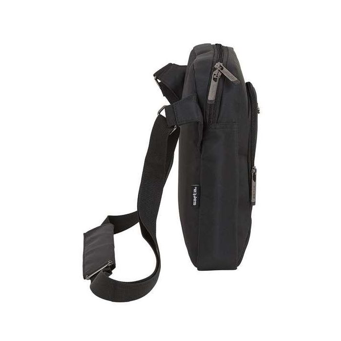 Safta Bandolera para tablet 10,6" Business, Negra, Nylon 900D GUCCI + Cuero PVC