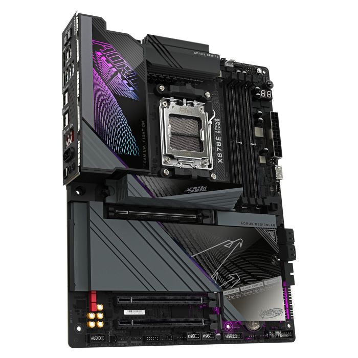 Gigabyte GA-X870E AORUS MASTER ATX Placa Base Socket AM5 para CPUs AMD Ryzen 9000, DDR5 8600MHz OC, Wi-Fi 7, LAN 5GbE, USB 4 2 Gigabyte GA-X870E AORUS MASTER ATX Placa Base Socket AM5 para CPUs AMD Ryzen 9000, DDR5 8600MHz OC, Wi-Fi 7, LAN 5GbE, USB 4 2